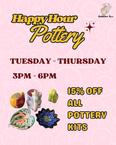happy hour pottery